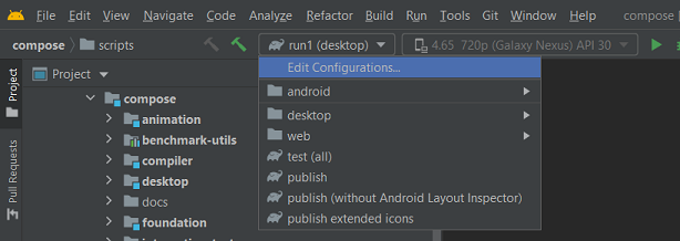 Project in Android Studio